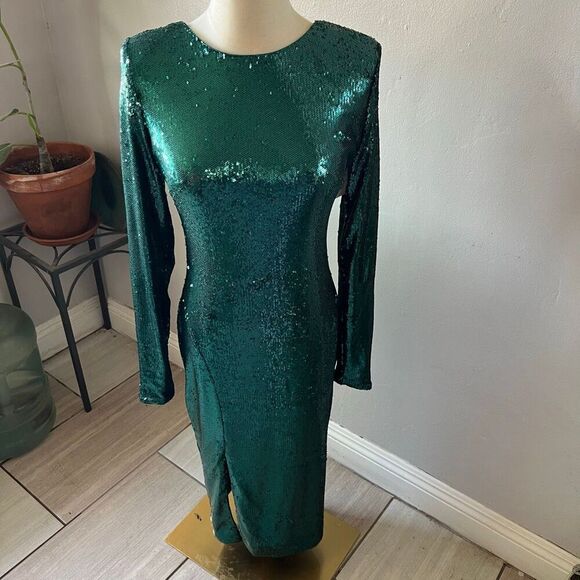 Dress the Population Dresses & Skirts - Dress the Population Natalie Dress, Style# DDR270-1233, Size medium Deep Emerald